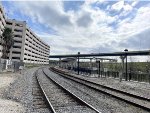 View of the southbound Church St Sunrail Station platform